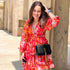 Floral Firecracker Printed Dress